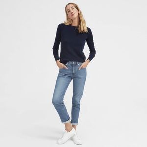 Everlane Modern Boyfriend Jeans Mid Blue